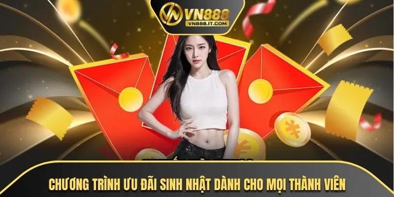 Chương trình ưu đãi sinh nhật dành cho mọi thành viên